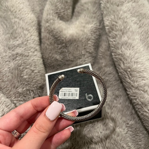 David Yurman Cable Classics Color Bracelet with Pearls and Pavé Diamonds - Picture 3 of 4